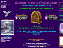 Tablet Screenshot of pinkscrystalradio.com